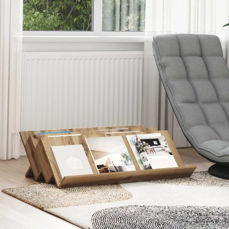 Étagère à magazines Chêne artisanal 90 x 53 x 28,5 cm 628163628163