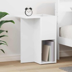 Table d'appoint Blanc 35 x 40 x 55 cm Bois d'ingénierie 628168628168
