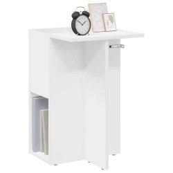 Table d'appoint Blanc 35 x 40 x 55 cm Bois d'ingénierie 628168628168
