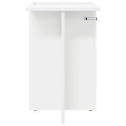 Table d'appoint Blanc 35 x 40 x 55 cm Bois d'ingénierie 628168628168