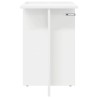Table d'appoint Blanc 35 x 40 x 55 cm Bois d'ingénierie 628168628168