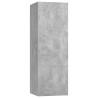 Ensemble de meubles TV 6 pcs Gris béton Bois d'ingénierie 628169628169
