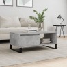 Table basse Gris béton 90x50x36,5 cm Bois d'ingénierie 628172628172