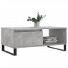 Table basse Gris béton 90x50x36,5 cm Bois d'ingénierie 628172628172