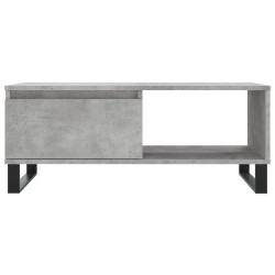 Table basse Gris béton 90x50x36,5 cm Bois d'ingénierie 628172628172