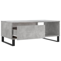 Table basse Gris béton 90x50x36,5 cm Bois d'ingénierie 628172628172