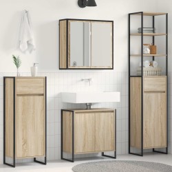 Ensemble de mobilier de salle de bain avec tiroir Chêne Sonoma 628182628182