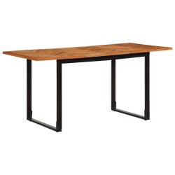 Table à manger 160x80x75 cm bois massif d'acacia 628184628184