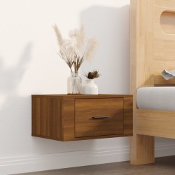 Tables de chevet murales 2 pcs Chêne marron 50x36x25 cm 628185628185