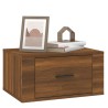 Tables de chevet murales 2 pcs Chêne marron 50x36x25 cm 628185628185