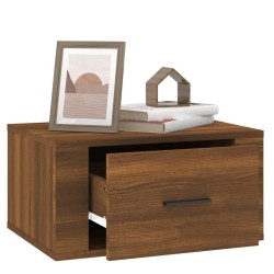 Tables de chevet murales 2 pcs Chêne marron 50x36x25 cm 628185628185