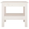 Table basse blanche 45 x 45 x 40 cm Bois de pin massif 628186628186
