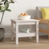 Table basse blanche 45 x 45 x 40 cm Bois de pin massif 628186628186