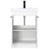 Ensemble de mobilier de salle de bain Blanc 56 x 37,5 x 81 cm 628189628189