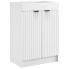 Ensemble de mobilier de salle de bain Blanc 56 x 37,5 x 81 cm 628189628189