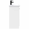 Ensemble de mobilier de salle de bain Blanc 56 x 37,5 x 81 cm 628189628189