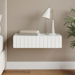Table d'appoint murale Blanc 87,5 x 34,5 x 17 cm 628191628191