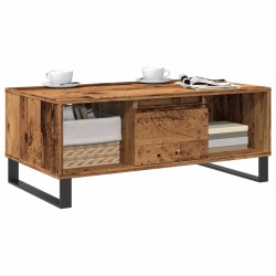 Table basse vieux bois 90x50x36,5 cm bois d'ingénierie 628192628192