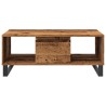 Table basse vieux bois 90x50x36,5 cm bois d'ingénierie 628192628192