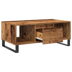 Table basse vieux bois 90x50x36,5 cm bois d'ingénierie 628192628192