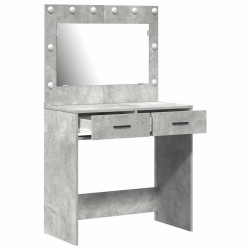 Table de Toilette avec tiroir Gris béton 78,5 x 41 x 135 cm 628199628199