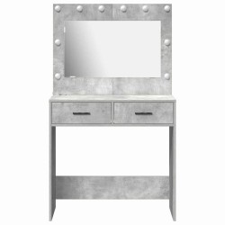 Table de Toilette avec tiroir Gris béton 78,5 x 41 x 135 cm 628199628199