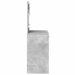 Table de Toilette avec tiroir Gris béton 78,5 x 41 x 135 cm 628199628199