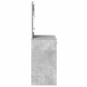 Table de Toilette avec tiroir Gris béton 78,5 x 41 x 135 cm 628199628199