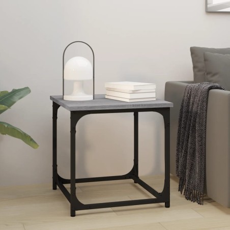 Table d'appoint Sonoma gris 40x40x40 cm Bois d'ingénierie 628200628200