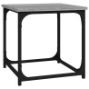 Table d'appoint Sonoma gris 40x40x40 cm Bois d'ingénierie 628200628200