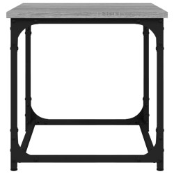 Table d'appoint Sonoma gris 40x40x40 cm Bois d'ingénierie 628200628200