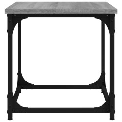 Table d'appoint Sonoma gris 40x40x40 cm Bois d'ingénierie 628200628200