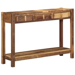 Table console Marron 107 x 33 x 76 cm Bois Recyclé Solide 628201628201