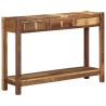 Table console Marron 107 x 33 x 76 cm Bois Recyclé Solide 628201628201
