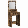 Table de Toilette Chêne fumé 50 x 41 x 135 cm Bois d'ingénierie 628205628205