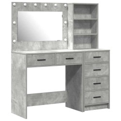Table de Toilette Gris 78.5 x 41 x 135 cm Bois d'ingénierie 628206628206