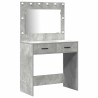 Table de Toilette Gris 78.5 x 41 x 135 cm Bois d'ingénierie 628206628206