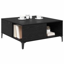 Table basse Chêne noir 80 x 80 x 36,5 cm Bois d'ingénierie 628207628207