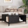 Table basse Chêne noir 80 x 80 x 36,5 cm Bois d'ingénierie 628207628207