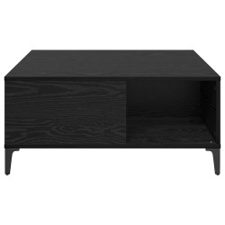 Table basse Chêne noir 80 x 80 x 36,5 cm Bois d'ingénierie 628207628207