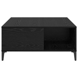 Table basse Chêne noir 80 x 80 x 36,5 cm Bois d'ingénierie 628207628207