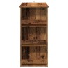 Table de bar et étagère de rangement vieux bois 102x50x103,5 cm 628210628210