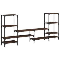 Meuble TV chêne marron 206,5x28,5x95 cm bois d'ingénierie 628212628212