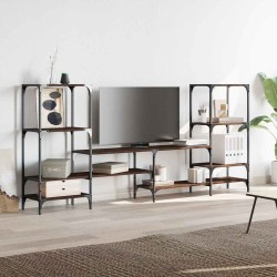 Meuble TV chêne marron 206,5x28,5x95 cm bois d'ingénierie 628212628212