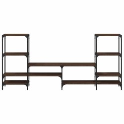 Meuble TV chêne marron 206,5x28,5x95 cm bois d'ingénierie 628212628212