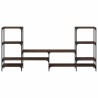 Meuble TV chêne marron 206,5x28,5x95 cm bois d'ingénierie 628212628212