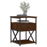Tables de chevet 2pcs chêne marron 40x42x55cm bois d'ingénierie 628215628215