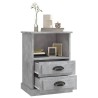 Tables de chevet 2 pcs gris béton 43x36x60 cm 628217628217