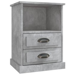 Tables de chevet 2 pcs gris béton 43x36x60 cm 628217628217