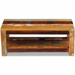 Table basse Bois de récupération massif 90x45x35 cm 628220628220